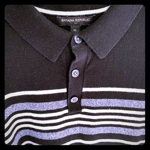 Banana republic men’s sweater polo XL.